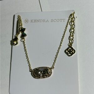 Kendra Scott Gold Necklace with Dark Accents